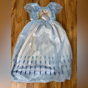 Disney FrozenLight Blue Elsa Princess Fantasy Dress Up Night Gown